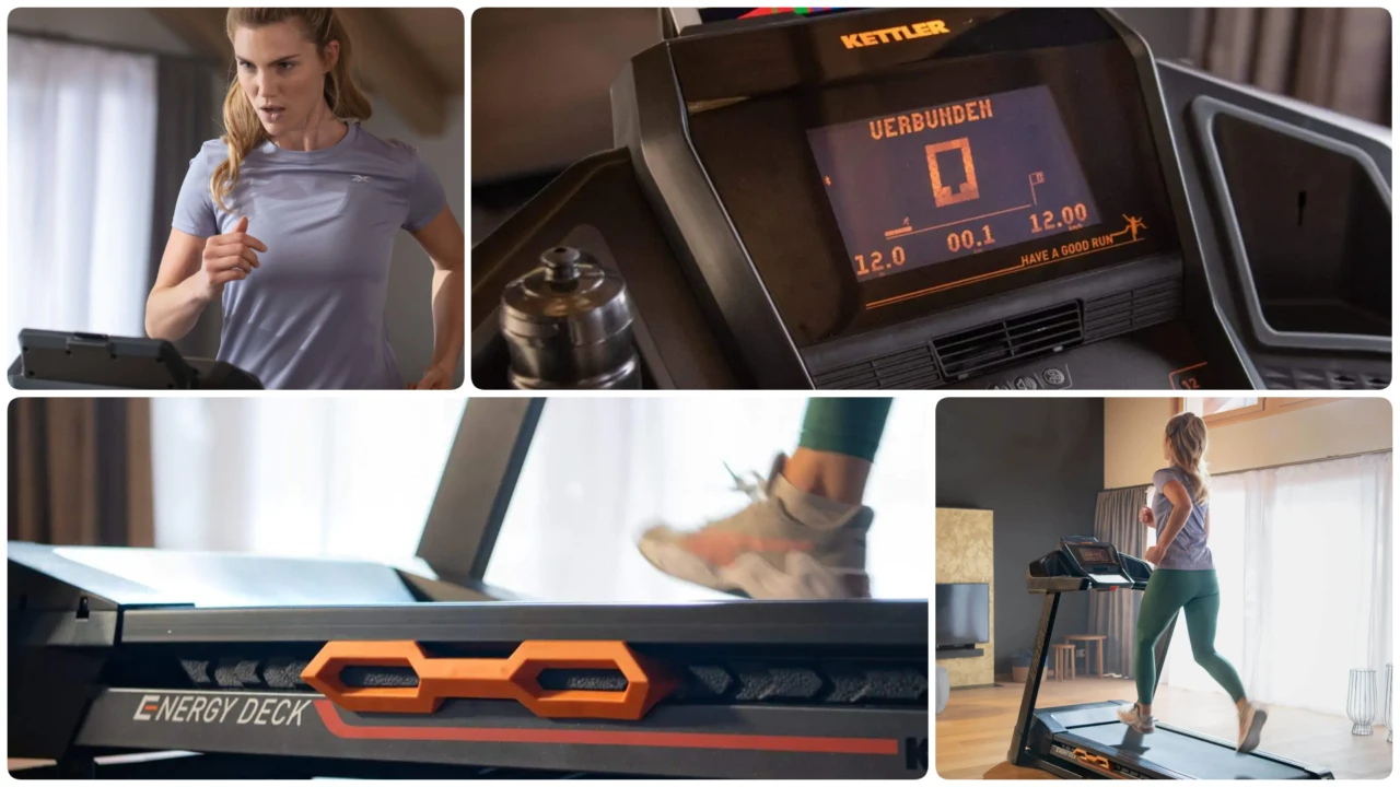 Kettler Alpha Run 800 - tekalna steza - 4 KM AC motor - Bluetooth povezljivost