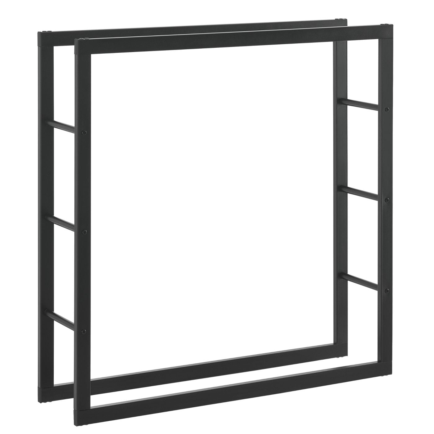 Držalo za drva Täby 100 - jeklo - 100 x 25 x 100 cm - črno