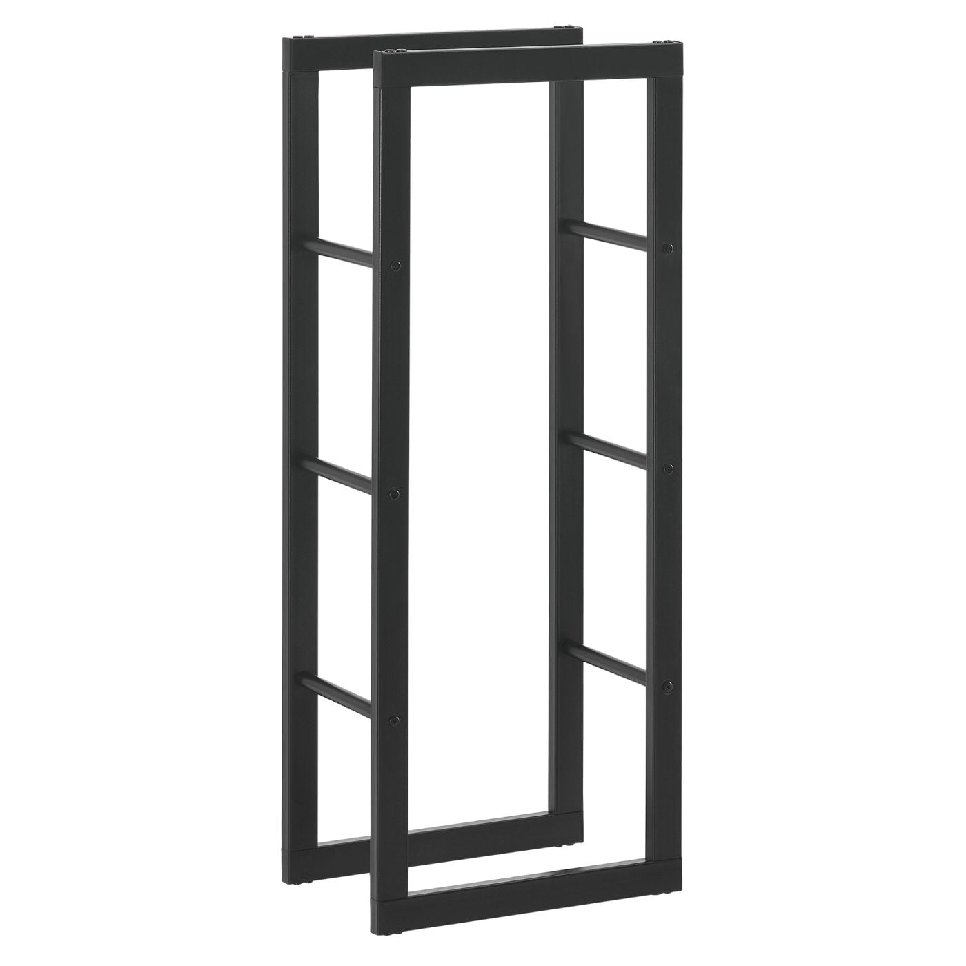 Držalo za drva Täby 40 - jeklo - 40 x 25 x 100 cm - črno