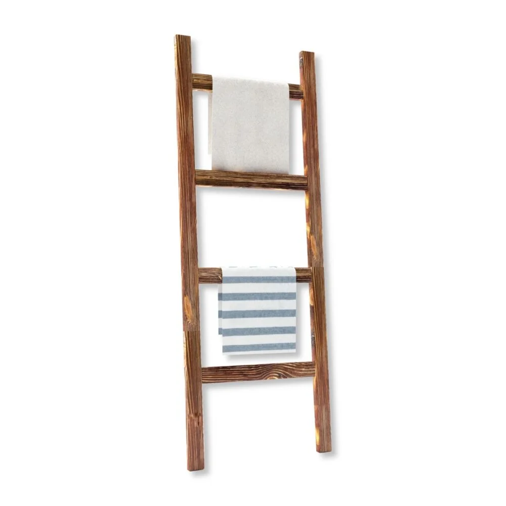 Lestev za brisače Luumäki - bor - temno rjava