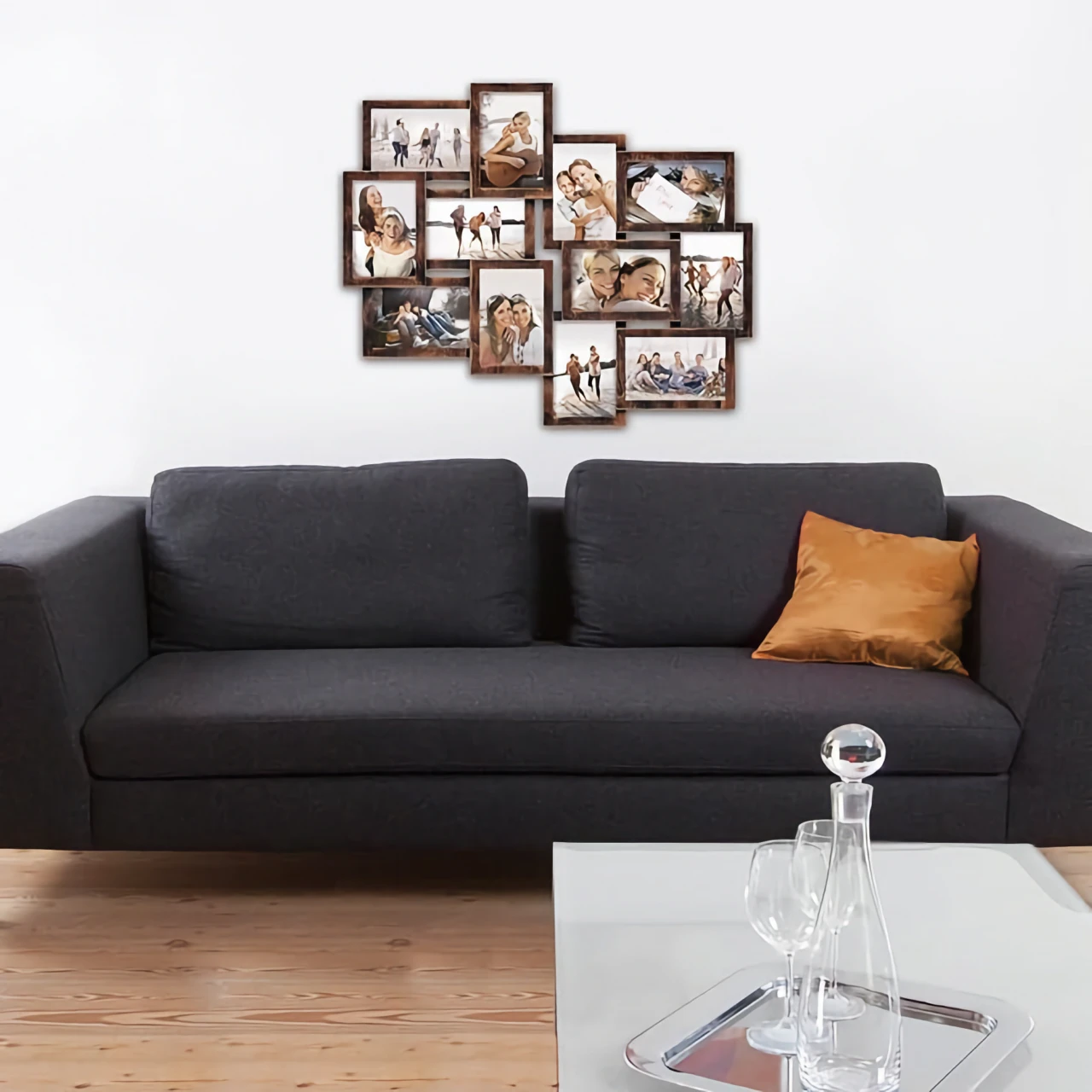 Eurographics Multiframe 10 x 15 cm Bakren - kolaž okvir za fotografije - 51 x 59 x 2.6 cm