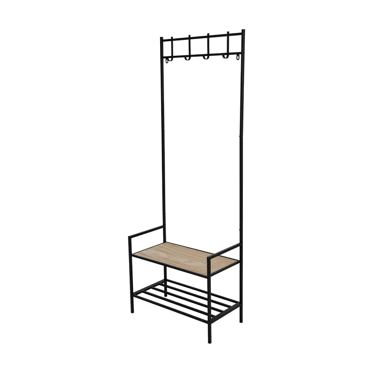 Obešalnik s prostorom za čevlje - večfunkcijski in eleganten