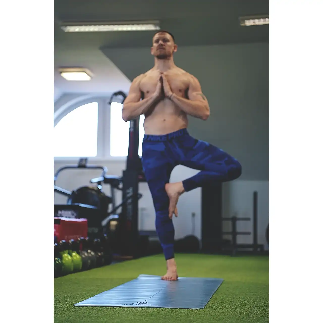 YogaSearcher Promat Yoga Mat - 4mm - blazina za jogo - modra