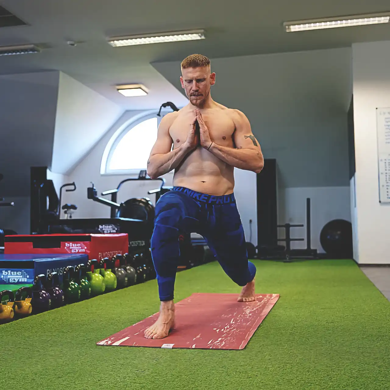 YogaSearcher Rubber Yoga Mat - 5mm - blazina za jogo - Terracotta (rdeča)