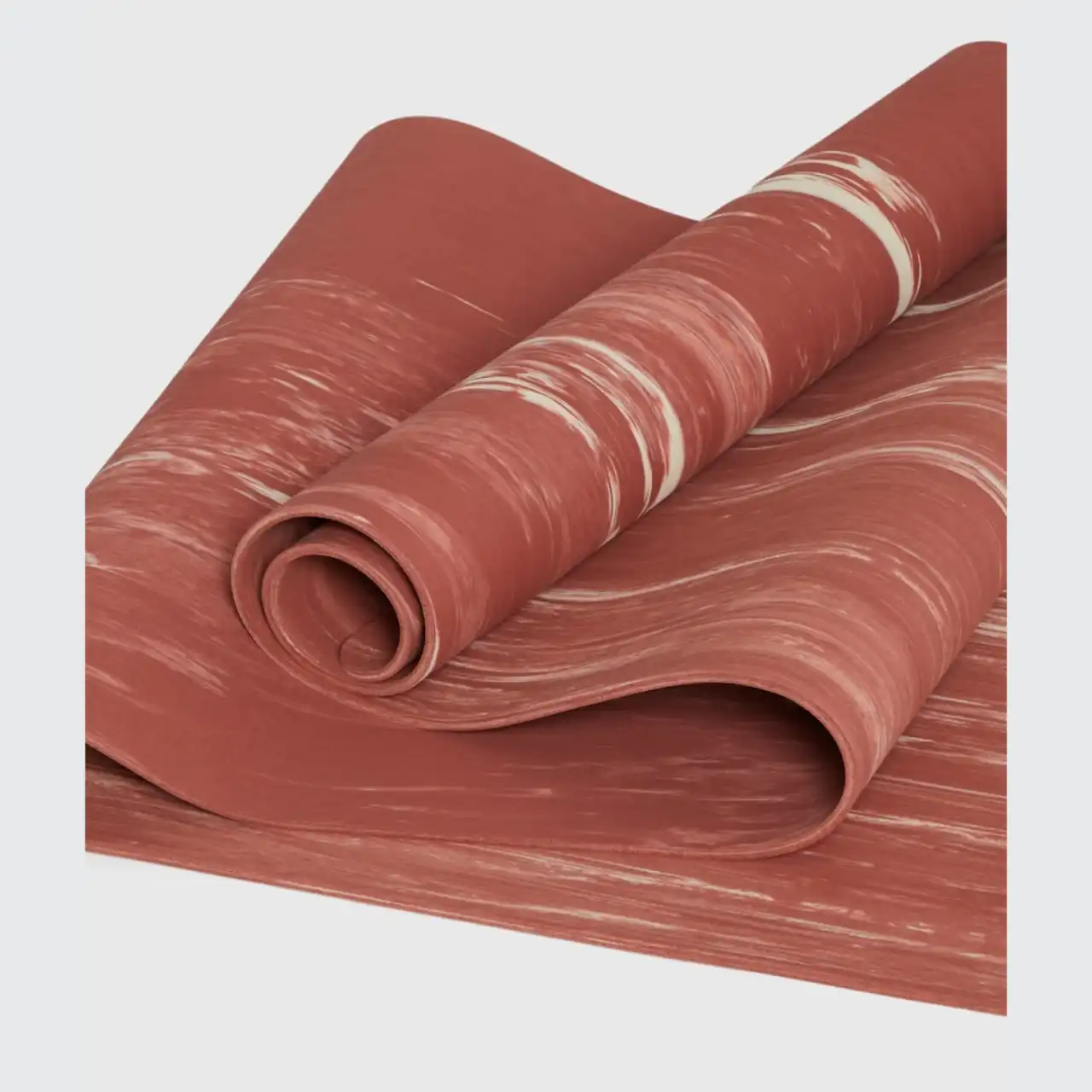 YogaSearcher Rubber Yoga Mat - 5mm - blazina za jogo - Terracotta (rdeča)