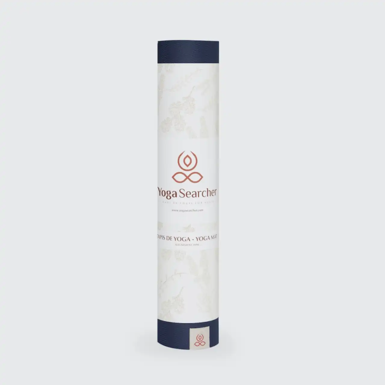 YogaSearcher Yoga Mat Alignement - 5mm - blazina za jogo - Navy (modra)