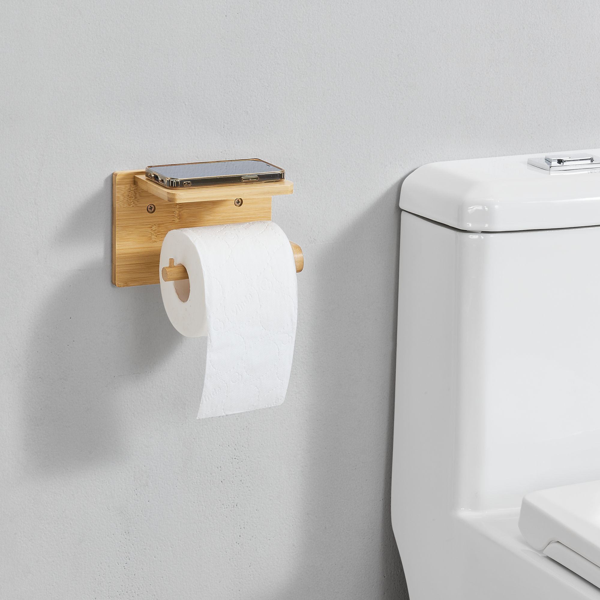 Bambusovo držalo za toaletni papir Vallentuna