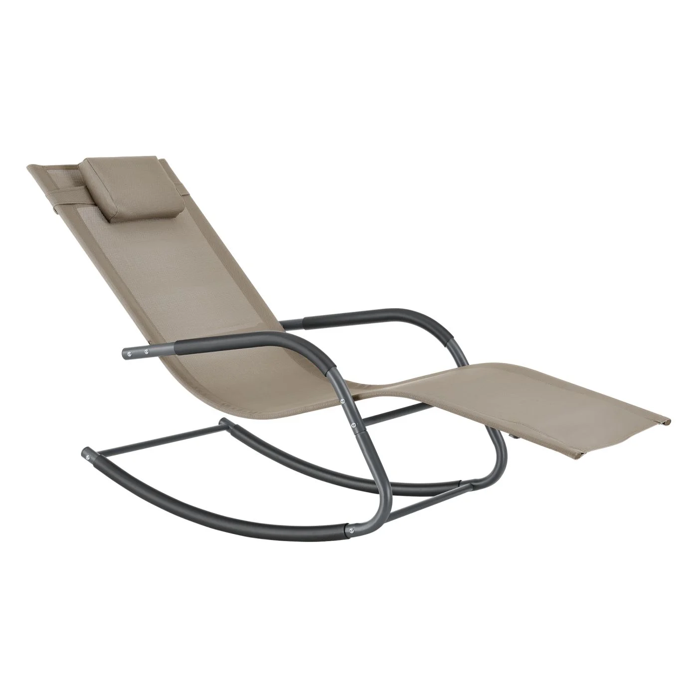 Ležalnik in gugalnik Caracena - 147 x 63 x 89 cm - dve barvi