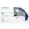 Sport-Brella Premiere - velik senčnik za plažo - 240 cm - UPF 50+ - blue