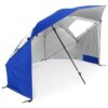 Sport-Brella Ultra - velik senčnik za plažo - 240 cm - UPF 50+ - blue