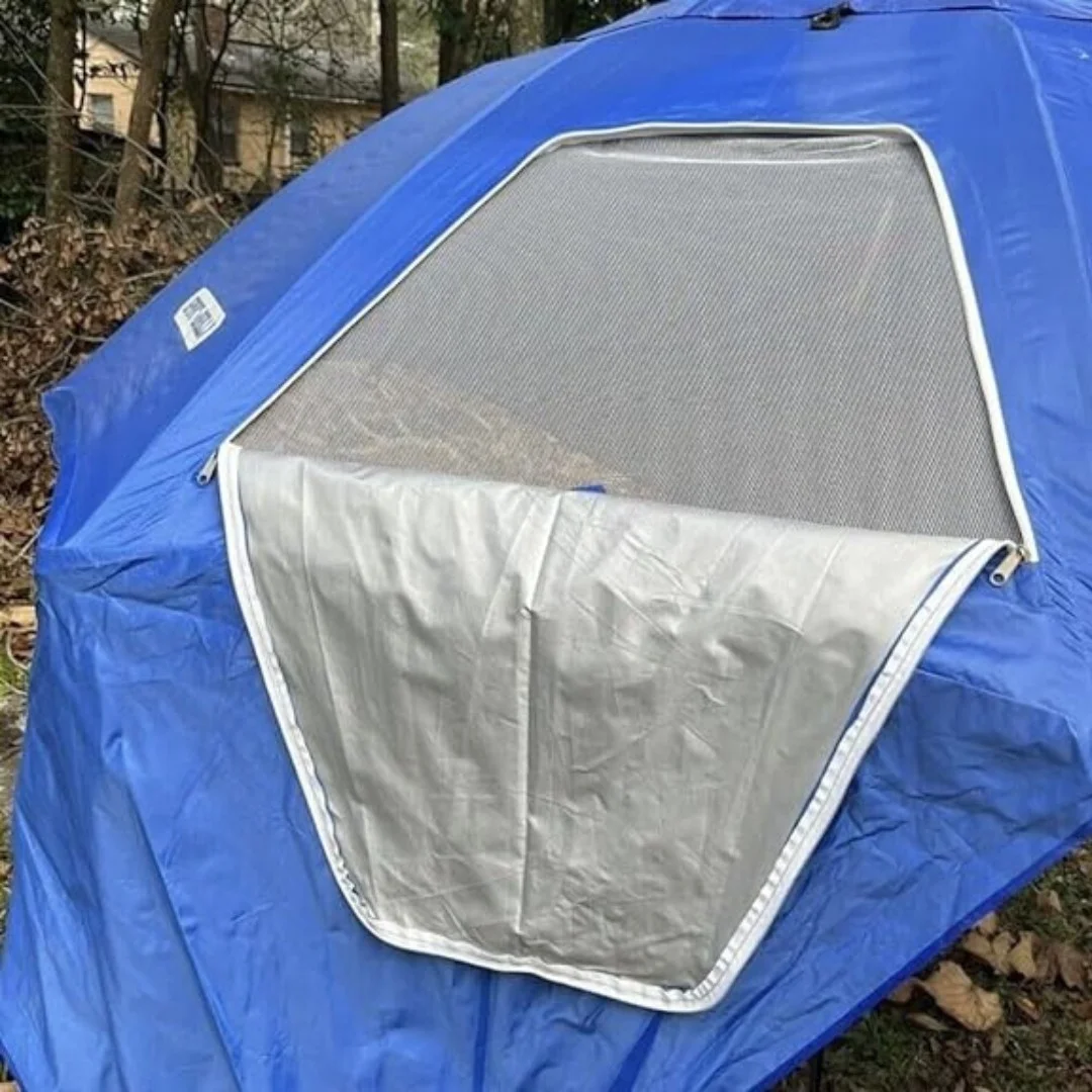Sport-Brella Ultra - velik senčnik za plažo - 240 cm - UPF 50+ - blue